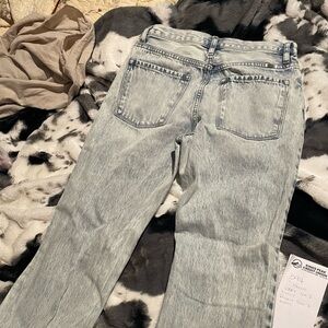 Kancan NWOT size 9/28 acid wash button fly